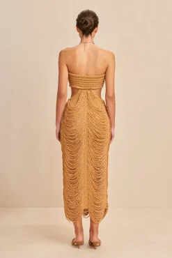 New CRESCENT KNIT DRESS - Dresses