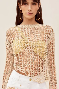 Online GILL CROCHET COVERUP - Cover Ups|Tops