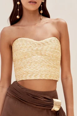 Sale JACIRA TOP - RAFFIA Tops