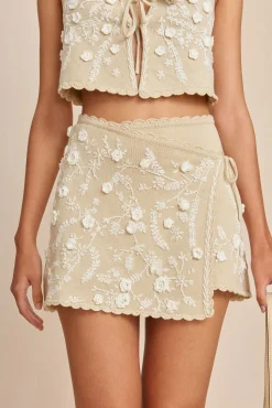 New TILDA KNIT SKIRT - COMBO Sets|Bottoms